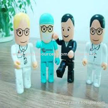 Customized Cartoon PVC USB Flash Drives for Promotional Gifts, 1-32GBNew